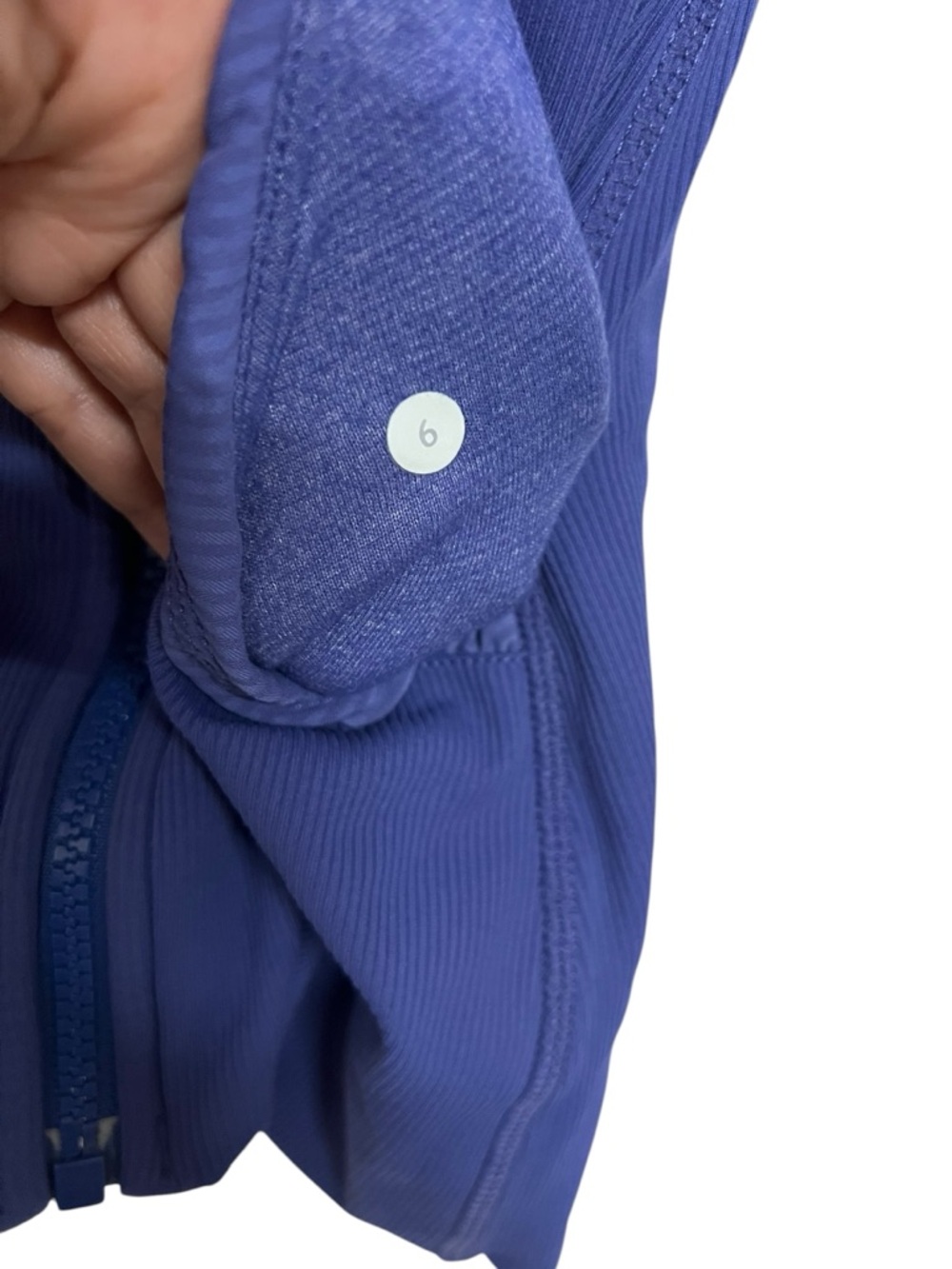 Lululemon Dance Studio Reversible Hooded Jacket Purple Grapeseed‎ Size 6 - Picture 7 of 7